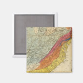Aimant Carte des États-Unis d'Amérique 4 (Recto/Verso)