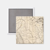 Aimant Carte des États-Unis et du Texas (Recto/Verso)