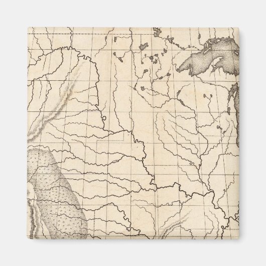 Aimant Carte des États-Unis et du Texas (Devant)