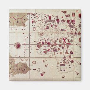 Aimant Carte des Mondes anciens et nouveaux, c.1500