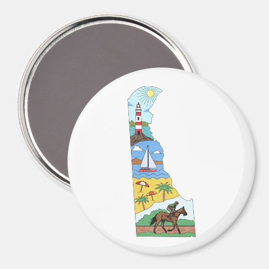 Aimant Carte Des Parcs Nationaux De La Plage Maritime Du  (Recto/Verso)