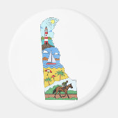 Aimant Carte Des Parcs Nationaux De La Plage Maritime Du  (Devant)