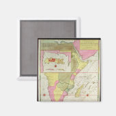 Aimant Carte des pays d'Afrique (Recto/Verso)