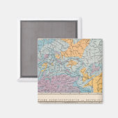 Aimant Carte des pluies allemandes (Recto/Verso)