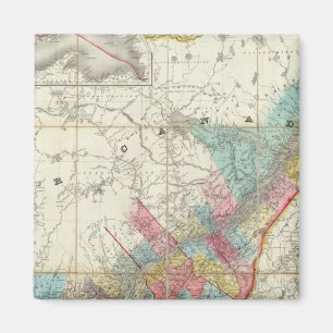 Aimant Carte Des Provinces Du Canada
