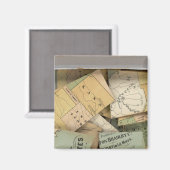 Aimant Carte détaillée, États-Unis d'Amérique (Recto/Verso)