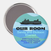 Aimant Carte d'identité de la porte de croisière familial (Recto/Verso)