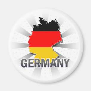 Aimant Carte Drapeau Allemagne 2.0