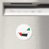 Aimant Carte Drapeau des Émirats Arabes Unis grandeur nat (In Situ (Lave-vaisselle))
