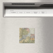 Aimant Carte du bassin hydrographique Angleterre, Pays de (In Situ (Lave-vaisselle))