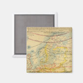 Aimant Carte du climat de l'Europe (Recto/Verso)