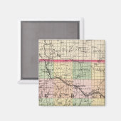 Aimant Carte du comté de Barry, Michigan (Recto/Verso)