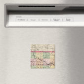 Aimant Carte du comté de Barry, Michigan (In Situ (Lave-vaisselle))