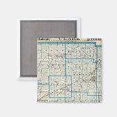 Aimant Carte du comté de Clark (Recto/Verso)