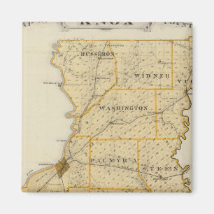 Aimant Carte du comté de Knox