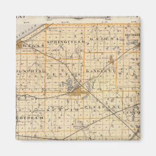 Aimant Carte du comté de La Porte