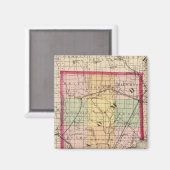 Aimant Carte du comté de Macomb, Michigan (Recto/Verso)