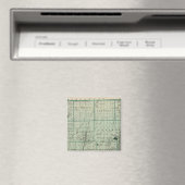 Aimant Carte du comté de Page, État de l'Iowa (In Situ (Lave-vaisselle))