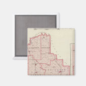Aimant Carte du comté de Scott avec Lexington, Scottsburg (Recto/Verso)