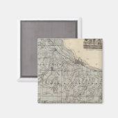 Aimant Carte du comté de Winona, Minnesota (Recto/Verso)