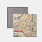 Aimant Carte Du Comté Des États De New York (Recto/Verso)