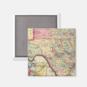 Aimant Carte Du Comté Du Texas (Recto/Verso)