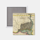 Aimant Carte Du District De Columbia (Recto/Verso)