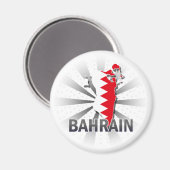 Aimant Carte du drapeau de Bahreïn 2.0 (Recto/Verso)