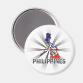 Aimant Carte du drapeau des Philippines 2.0 (Recto/Verso)