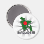 Aimant Carte du drapeau du Bangladesh 2.0 (Recto/Verso)