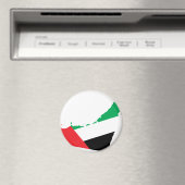 Aimant Carte du drapeau d'Uae (In Situ (Lave-vaisselle))