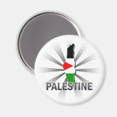 Aimant Carte du drapeau palestinien 2.0 (Recto/Verso)