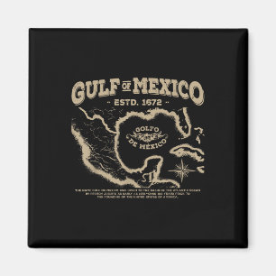 Aimant Carte Du Golfe Du Mexique 1672