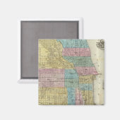 Aimant Carte du guide de Chicago (Recto/Verso)