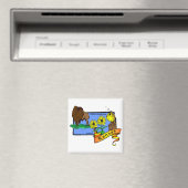 Aimant Carte du Kansas 2 (In Situ (Lave-vaisselle))