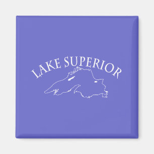 Aimant Carte du lac Supérieur