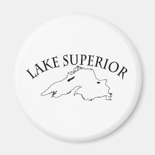 Aimant Carte du lac Supérieur