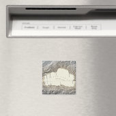 Aimant Carte du lac Tahoe (In Situ (Lave-vaisselle))