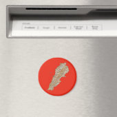 Aimant Carte du Liban (In Situ (Lave-vaisselle))