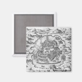 Aimant Carte du Mexique (Recto/Verso)