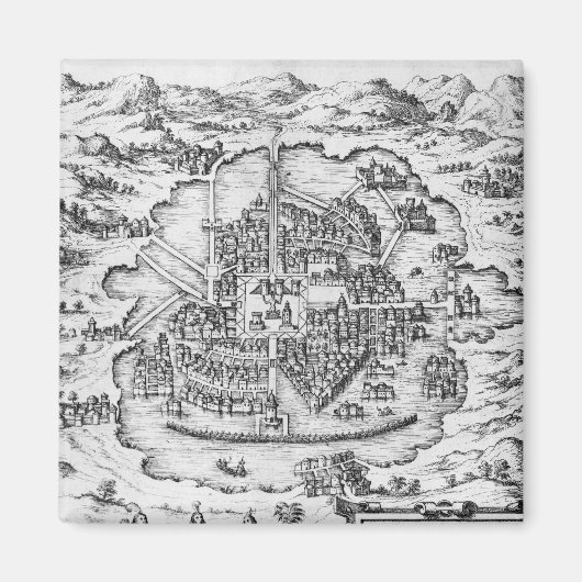 Aimant Carte du Mexique (Devant)