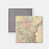 Aimant Carte du Minnesota par Mitchell (Recto/Verso)