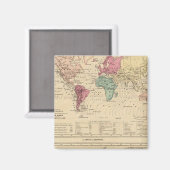 Aimant Carte du monde (Recto/Verso)
