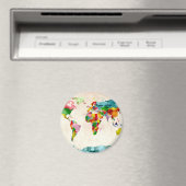 Aimant Carte du monde (In Situ (Lave-vaisselle))
