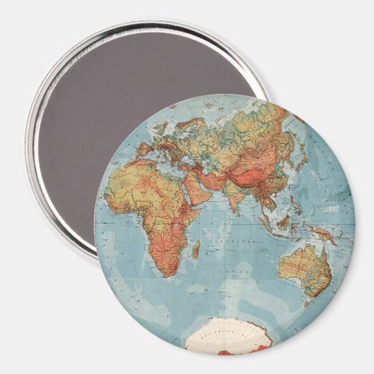 Aimant Carte du monde (Recto/Verso)