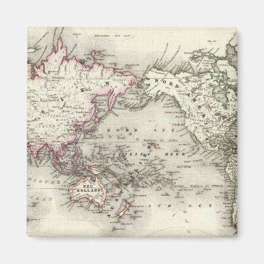 Aimant Carte du monde (Devant)