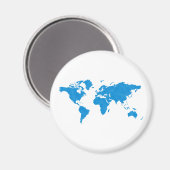 Aimant Carte du monde (Recto/Verso)