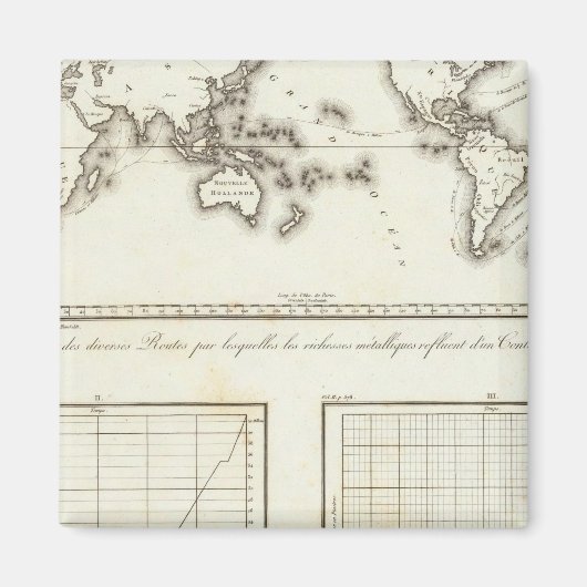 Aimant Carte du monde du Mexique (Devant)