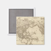 Aimant Carte du monde physique (Recto/Verso)