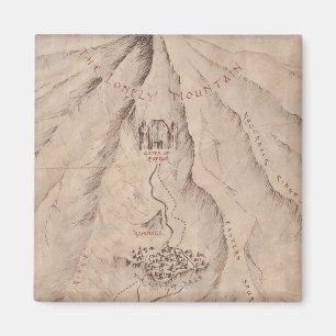 Aimant Carte du mont Lonley